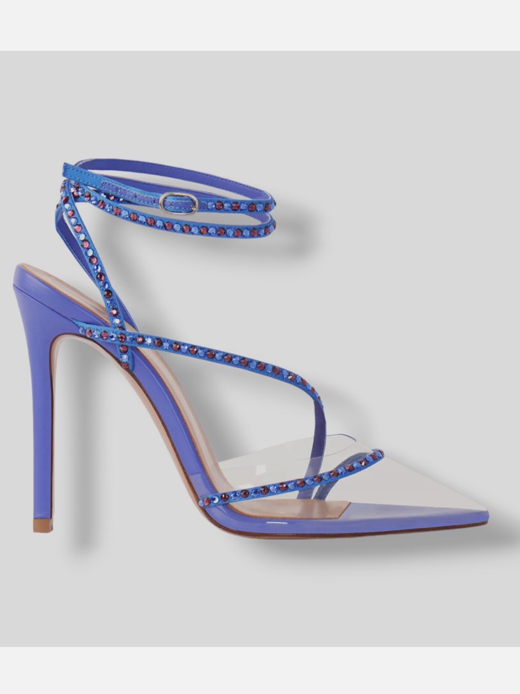 Andrea Wazen 105mm Dassy Sunset Ankle Wrap Pumps